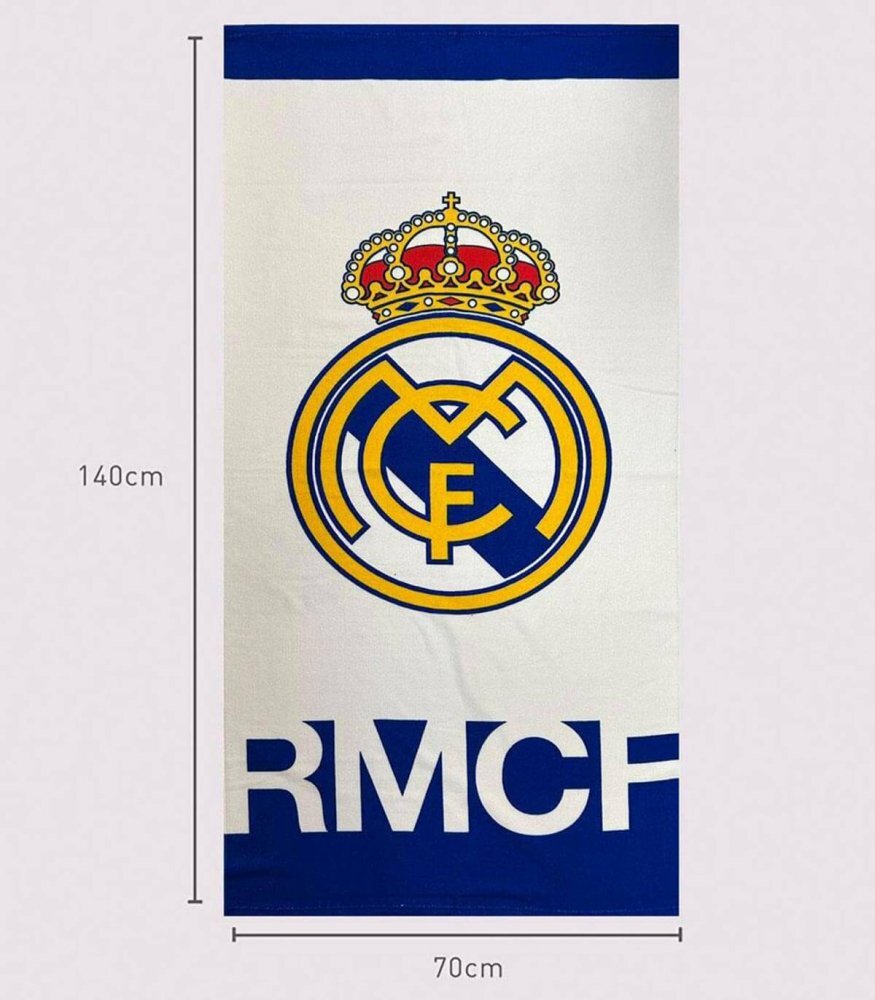 Cerda Prosop de plaja pentru copii 70x140 Real Madrid