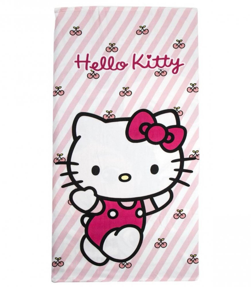 Cerda Prosop pentru plaja 140x70 cm Hello Kitty