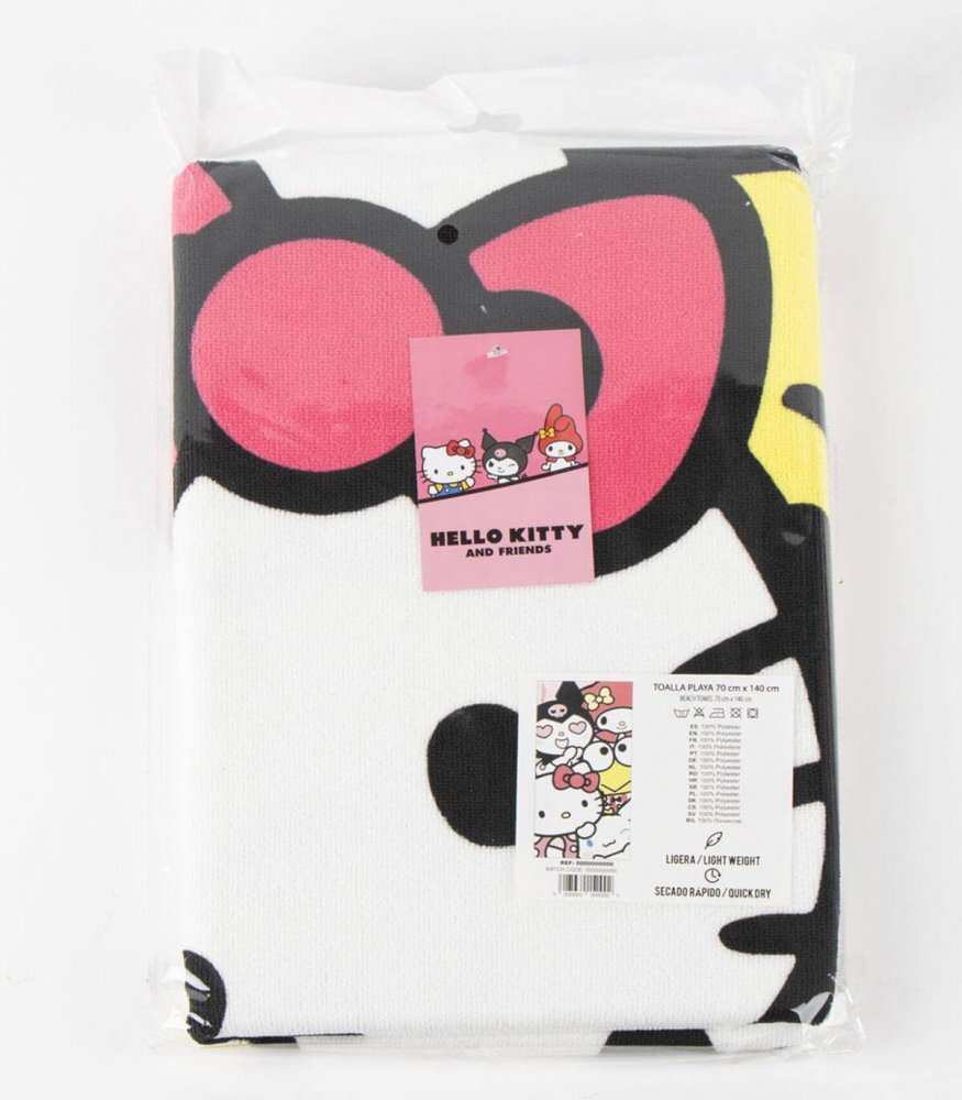 Cerda Prosop pentru plaja 140x70 cm Hello Kitty