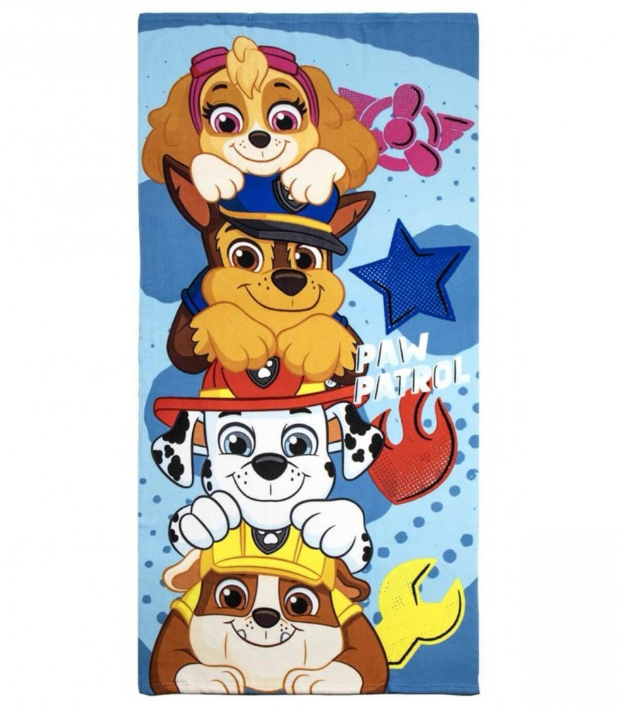 Cerda Prosop pentru plaja 140x70 cm Paw Patrol