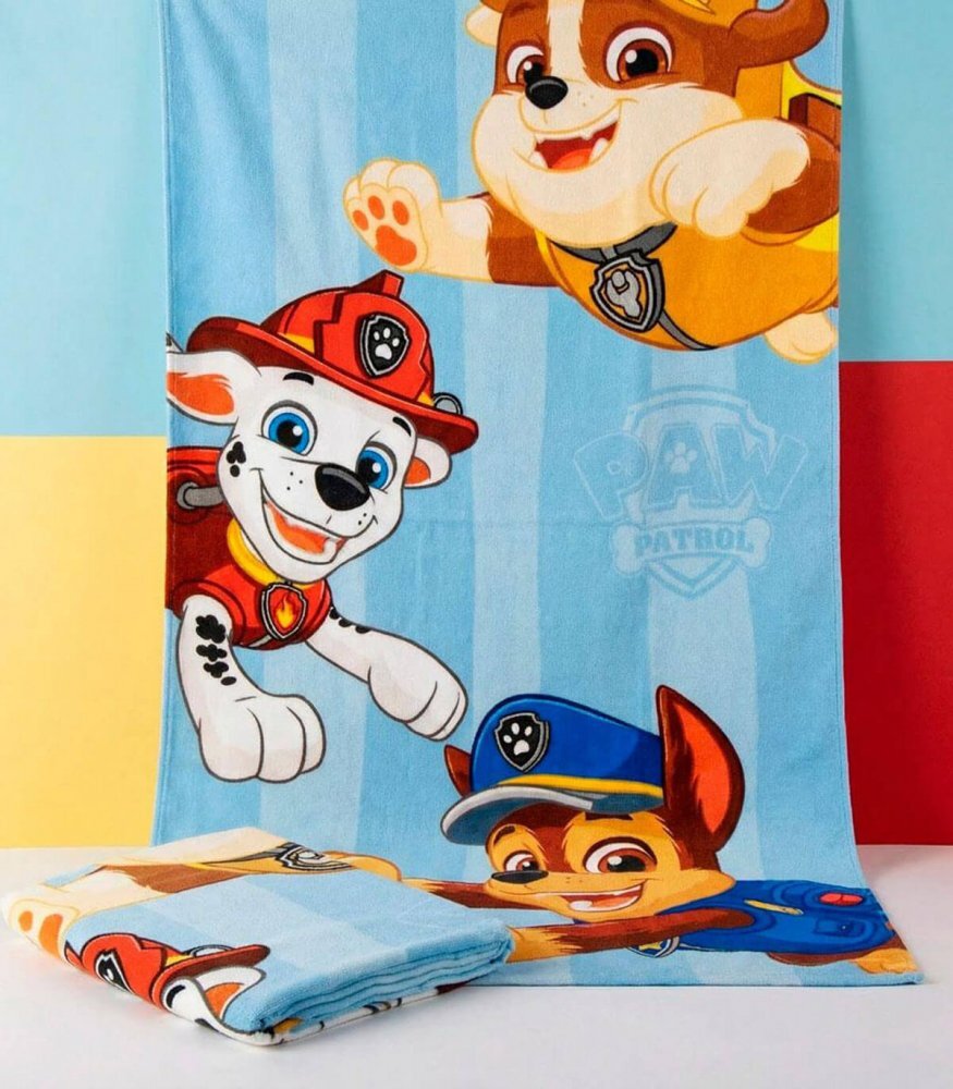 Cerda Prosop pentru plaja 140x70 cm Paw Patrol