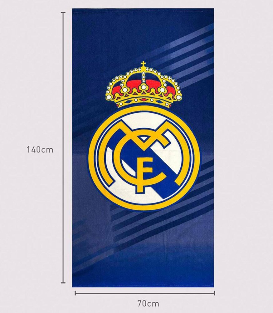Cerda Prosop pentru plaja 140x70 cm Real Madrid