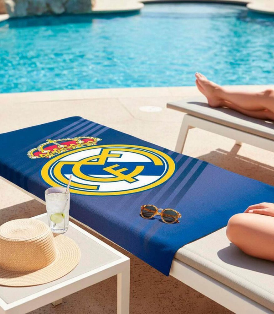 Cerda Prosop pentru plaja 140x70 cm Real Madrid