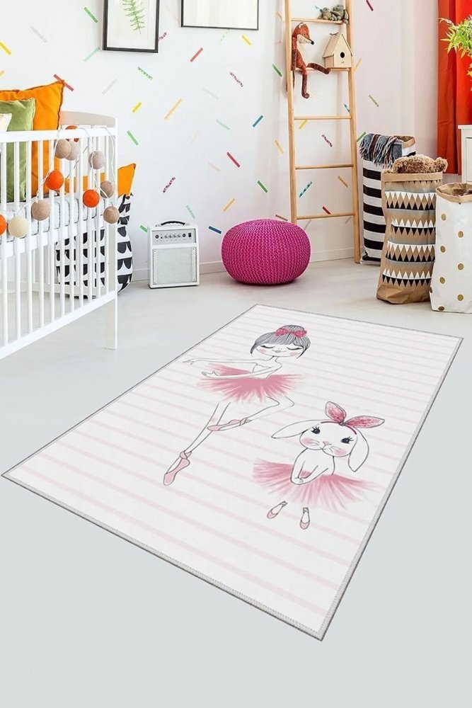 Chilai Home Covor antiderapant pentru copii 150x200 cm Balerina