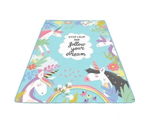 Chilai Home Covor antiderapant pentru copii Cute Unicorn 100x150 cm