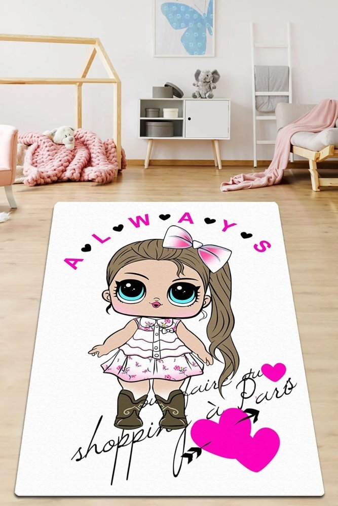 Chilai Home Covor antiderapant pentru copii Doll 150x200 cm