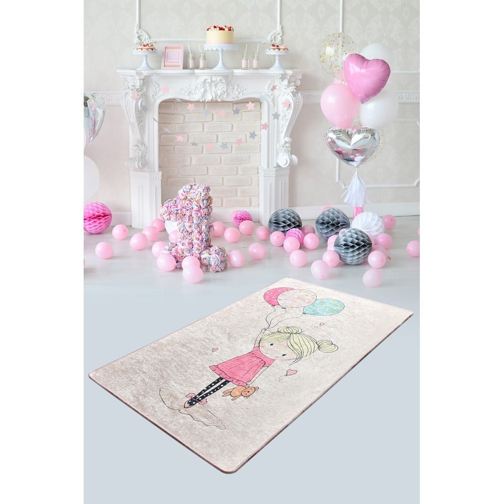 Chilai Home Covor antiderapant pentru copii Little Girl 150x200 cm