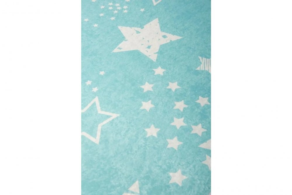 Chilai Home Covor antiderapant pentru copii Stars Blue 150x200 cm