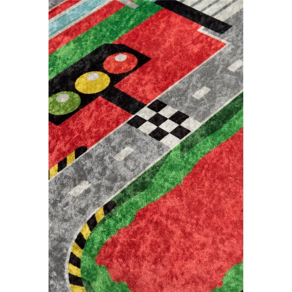 Chilai Home Covor antiderapant pentru copii Station Red 150x200 cm