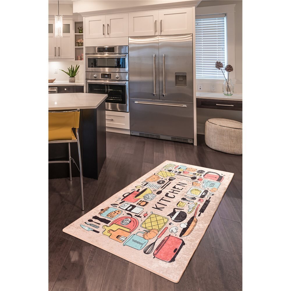 Chilai Home Covor de bucatarie antiderapant 80x150 cm Happy Lunch