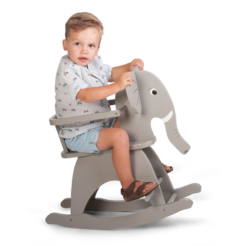 Childhome Balansoar din lemn 65x36x61 cm elefant