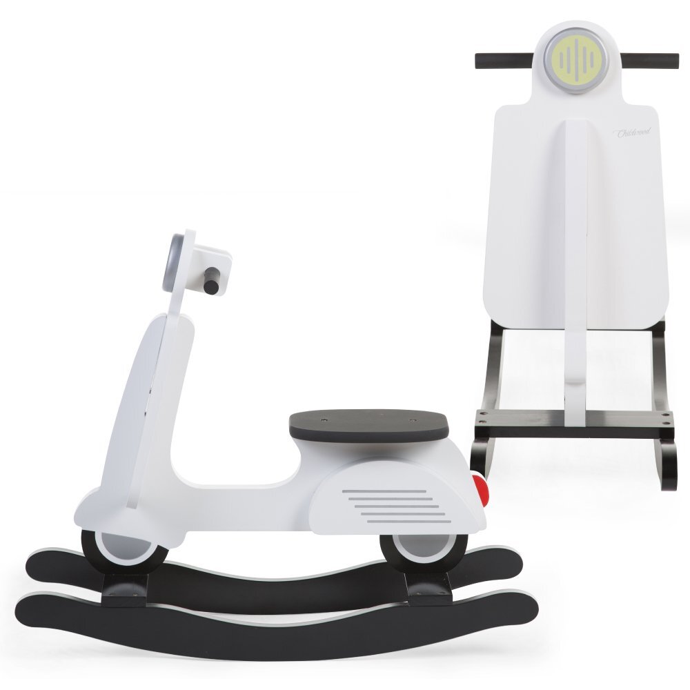 Childhome Balansoar Scooter mdf alb