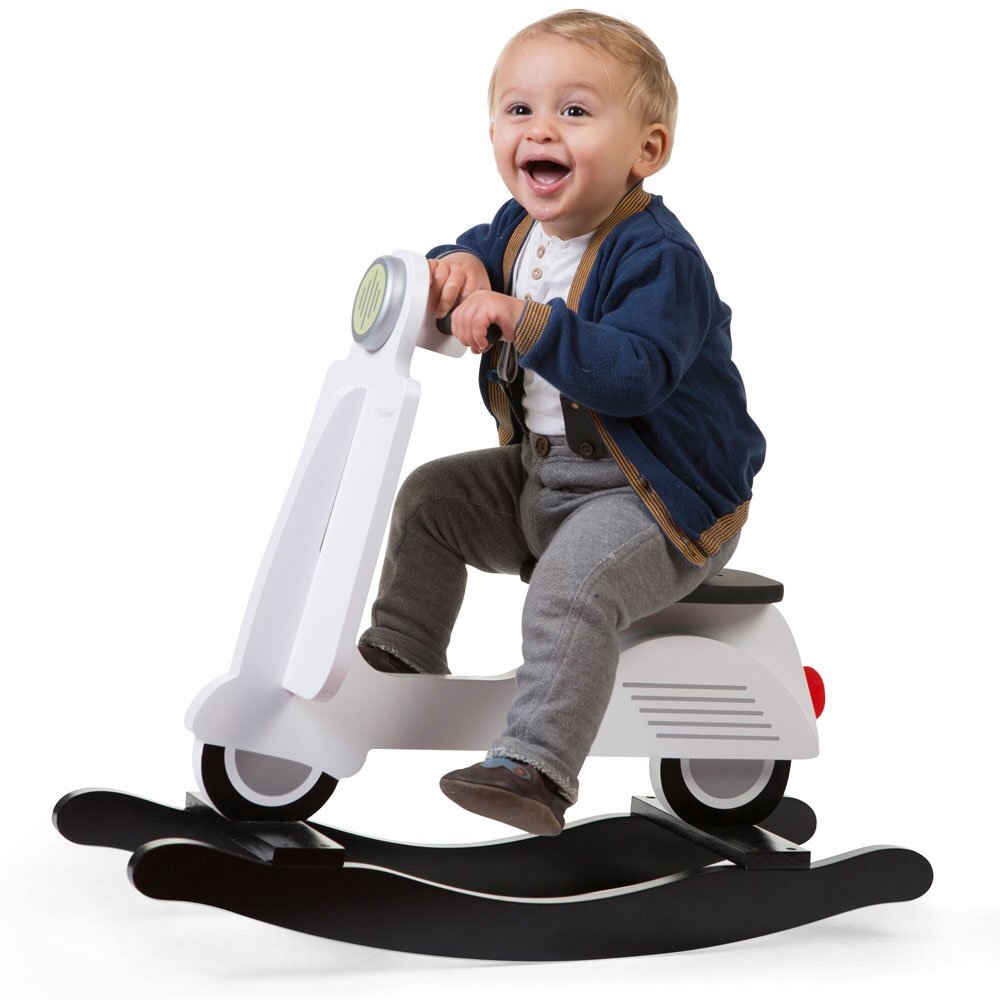Childhome Balansoar Scooter mdf alb