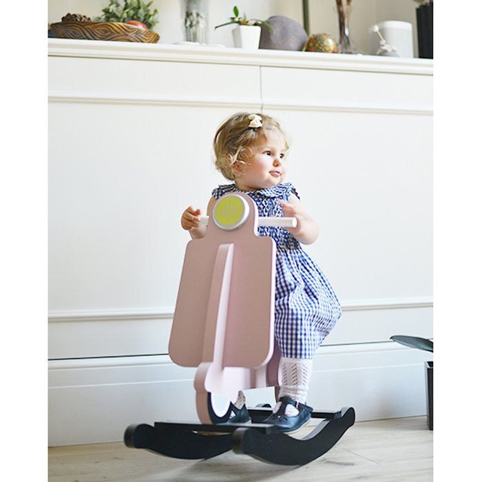 Childhome Balansoar Scooter mdf roz