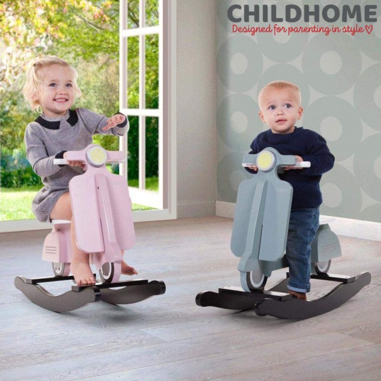 Childhome Balansoar Scooter mdf roz
