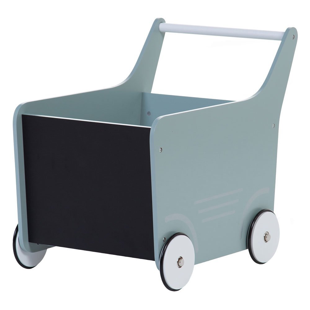 Childhome Carucior cu spatiu depozitare si tabla de scris lemn menta