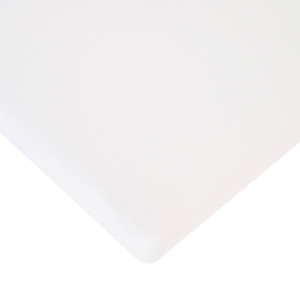 Childhome Cearsaf saltea 75x95 cm bumbac organic alb