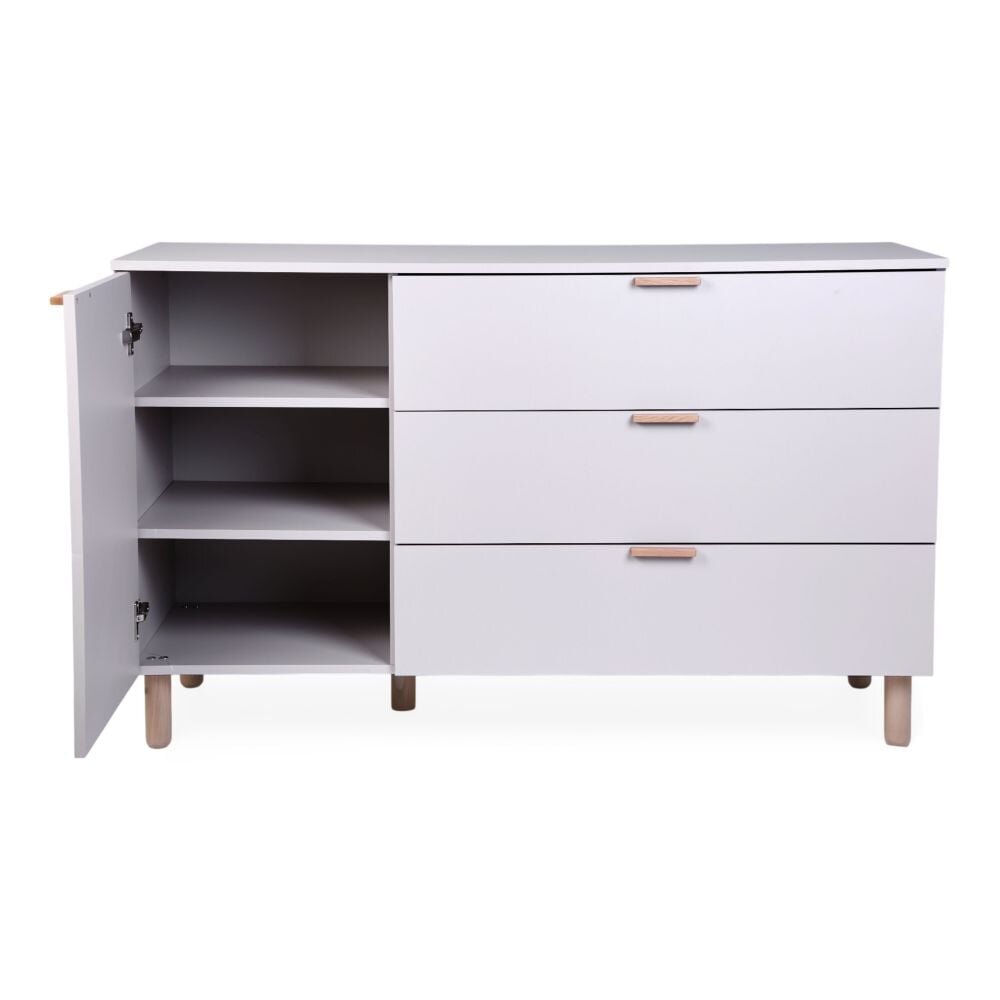 Childhome Comoda Clay 137x77x98 cm cu masa de infasat