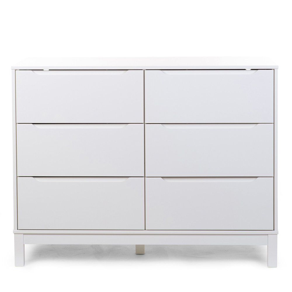 Childhome Comoda Jota 118.1x73.3x100.2 cm cu masa de infasat Mdf Alb