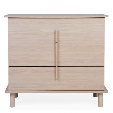 Childhome Comoda Nordica Natural cu masa de infasat 85x50x95 cm