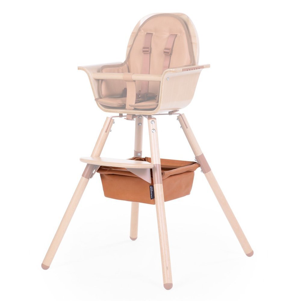 Childhome Cos accesorii pentru scaun de masa Evolu aspect piele maro