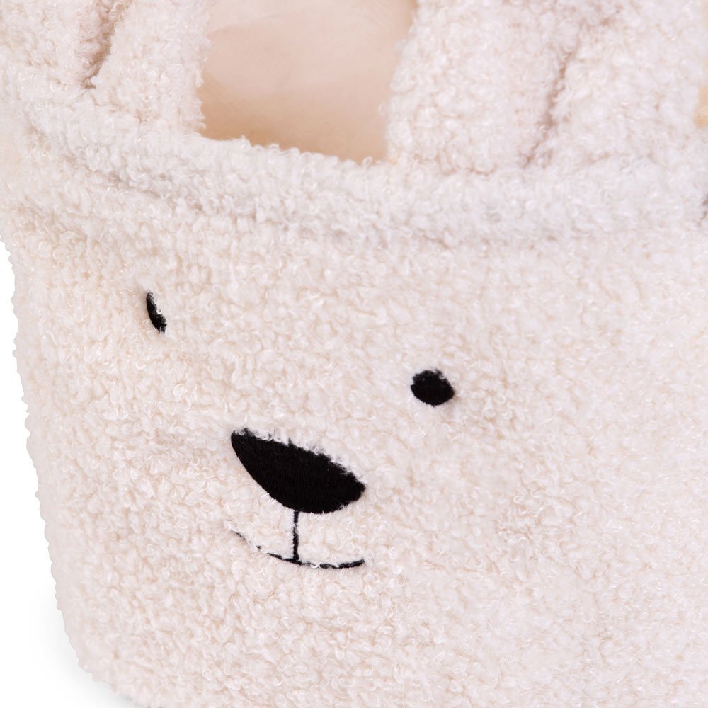 Childhome Cos depozitare 25x20x20 cm Teddy alb