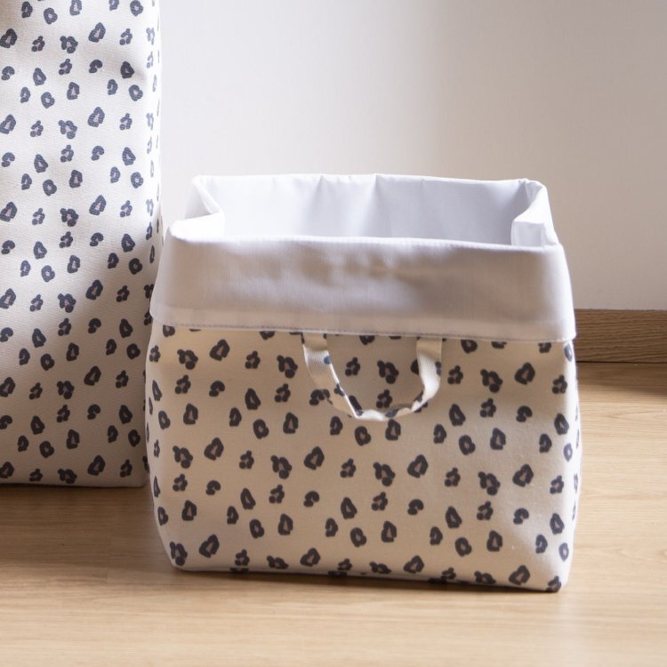 Childhome Cos depozitare panza 32x32x29 cm Leopard