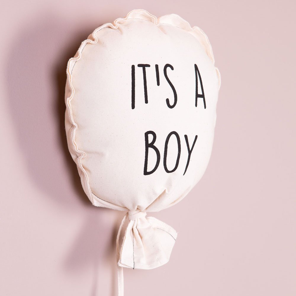 Childhome Decoratiune perete balon 35x26x8 cm baiat