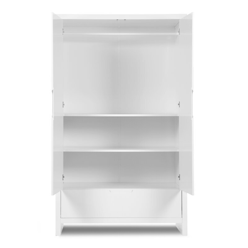 Childhome Dulap Quadro White 110x58x185 cm MDF Alb