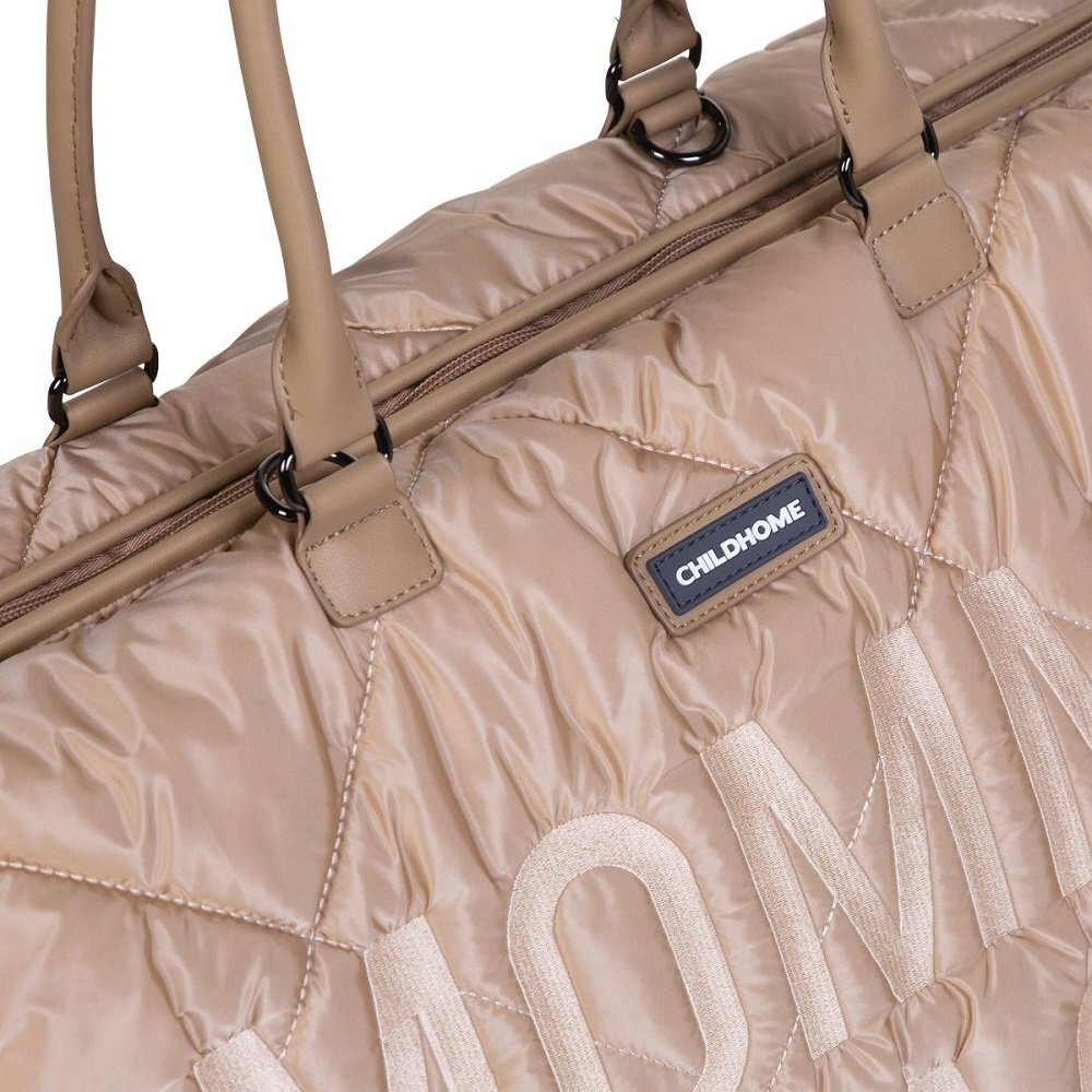 Childhome Geanta de infasat matlasata Mommy Bag bej