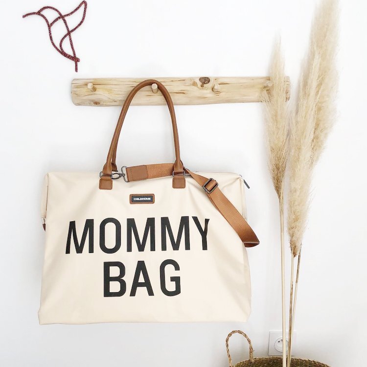 Childhome Geanta de infasat Mommy Bag ecru