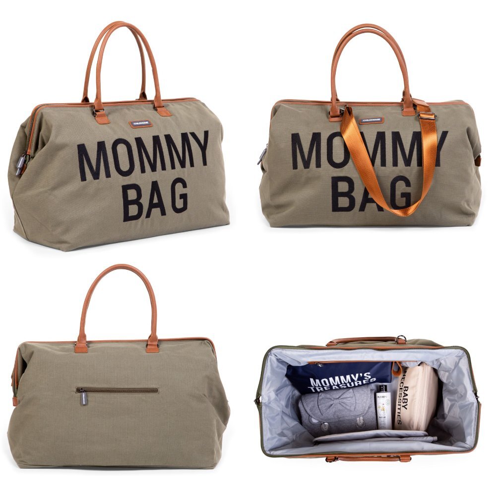 Childhome Geanta de infasat Mommy Bag kaki