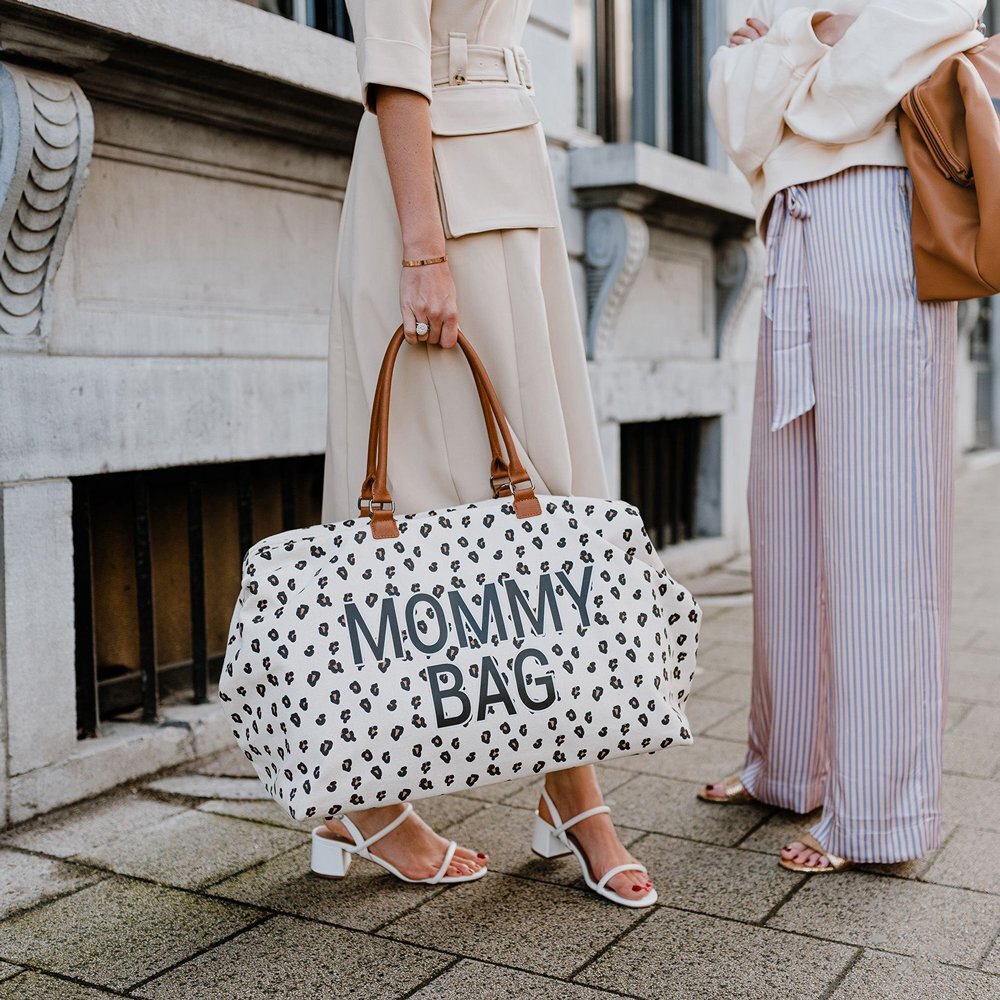 Childhome Geanta de infasat Mommy Bag Leopard
