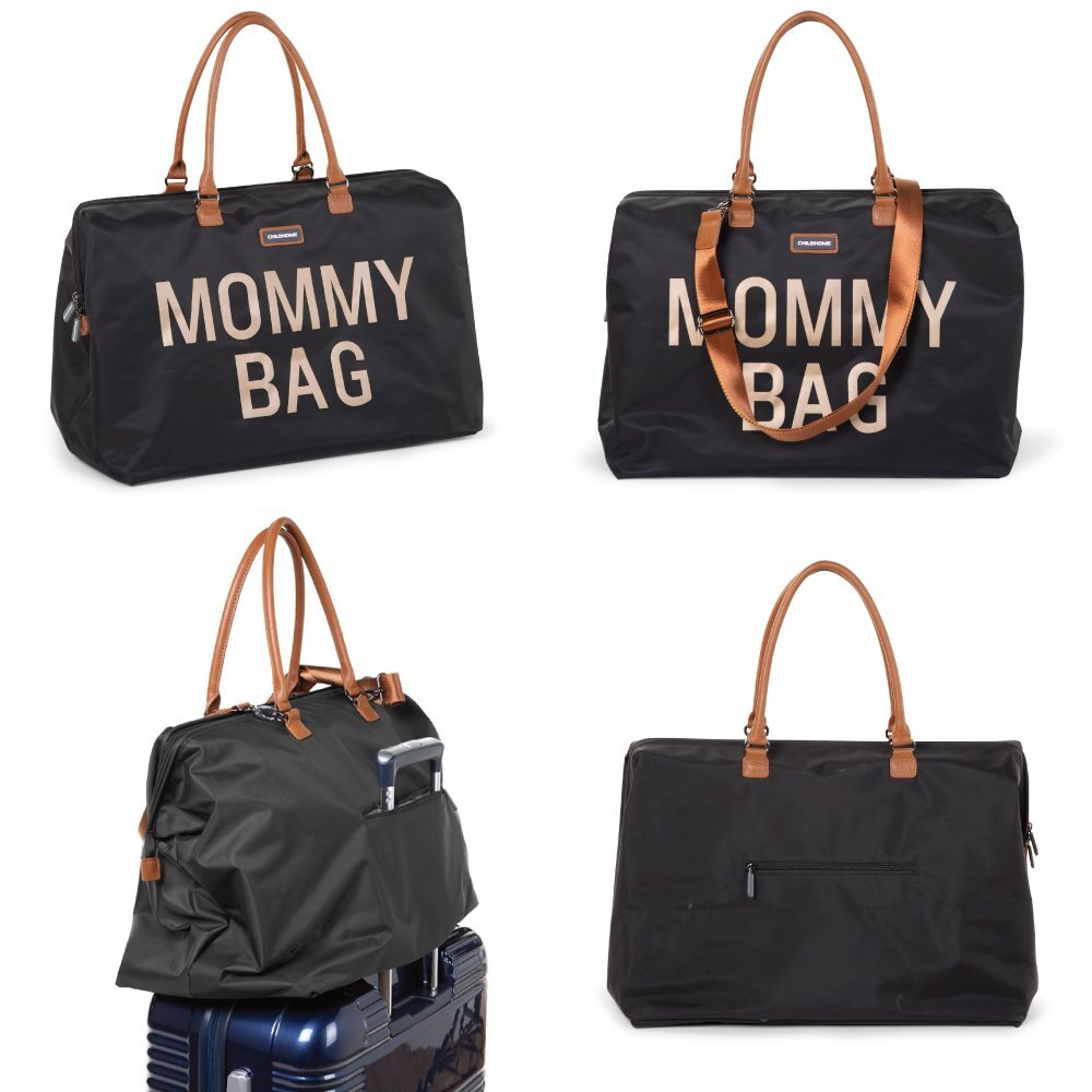 Childhome Geanta de infasat Mommy Bag negru