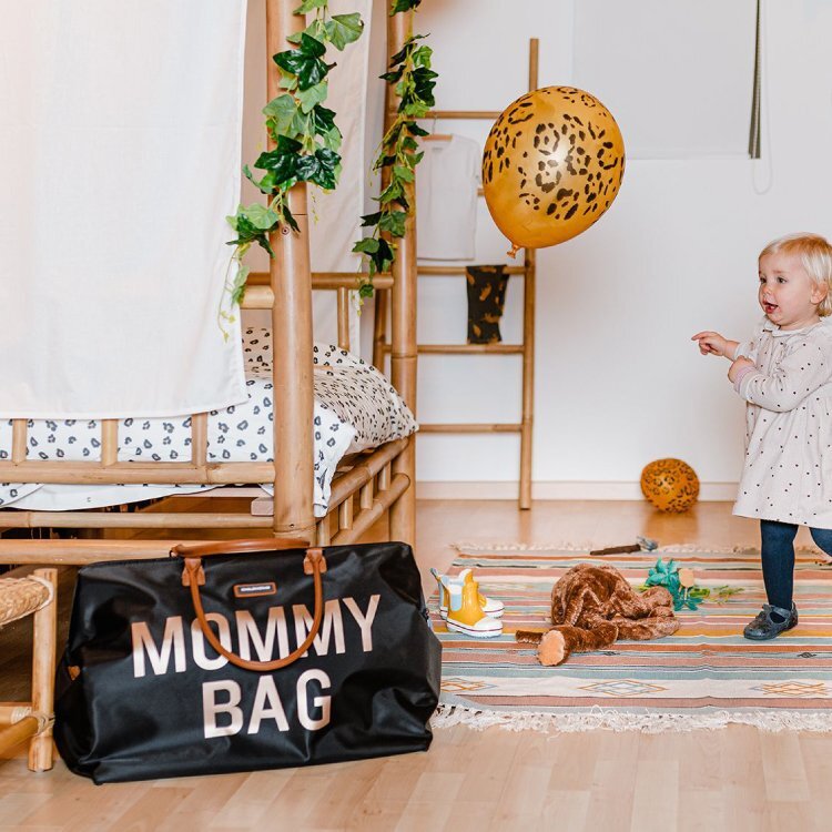 Childhome Geanta de infasat Mommy Bag negru