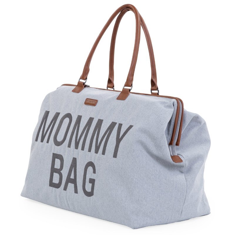 Childhome Geanta de infasat Mommy Bag Panza Oxford gri