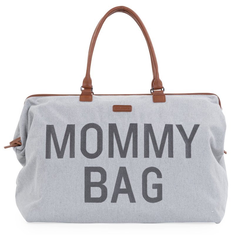 Childhome Geanta de infasat Mommy Bag Panza Oxford gri