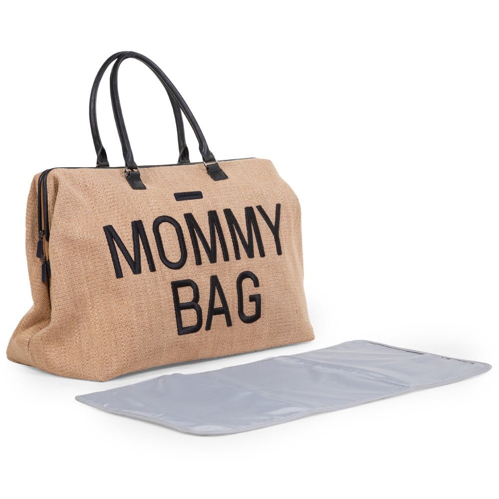 Childhome Geanta de infasat Mommy Bag Raffia