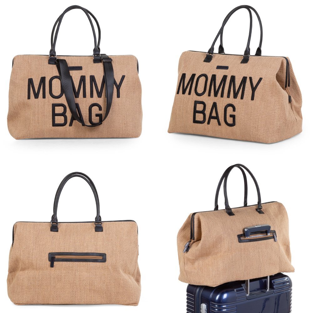Childhome Geanta de infasat Mommy Bag Raffia