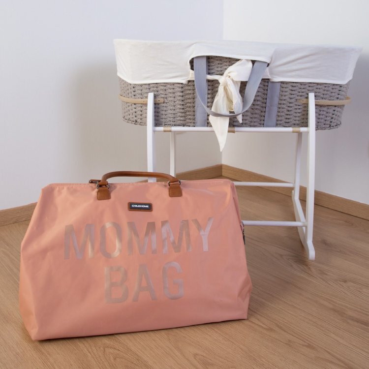 Childhome Geanta de infasat Mommy Bag roz