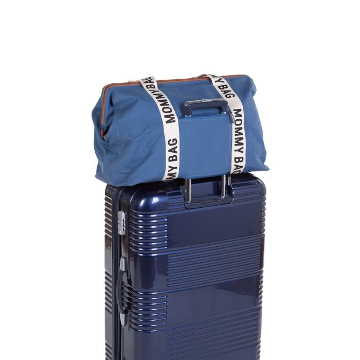 Childhome Geanta de infasat Mommy Bag Signature indigo
