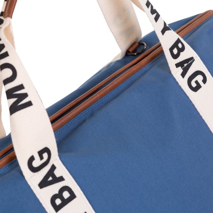 Childhome Geanta de infasat Mommy Bag Signature indigo