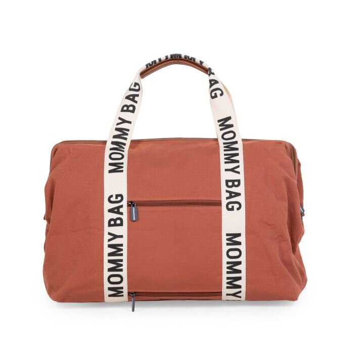 Childhome Geanta de infasat Mommy Bag Signature ruginiu