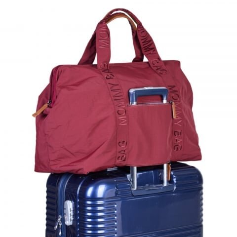 Childhome Geanta de infasat Mommy Bag Signature Urban burgundy