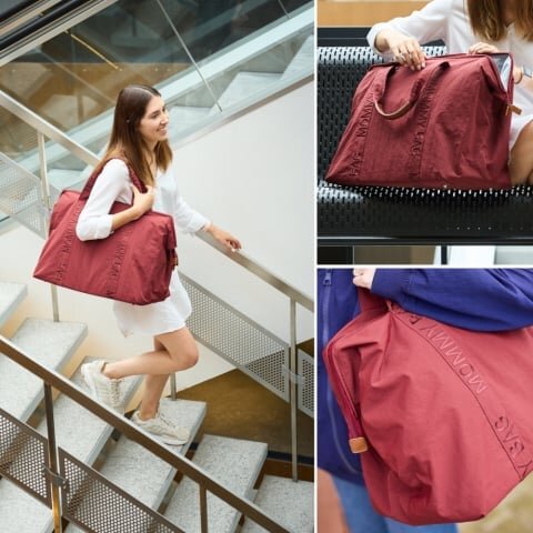 Childhome Geanta de infasat Mommy Bag Signature Urban burgundy