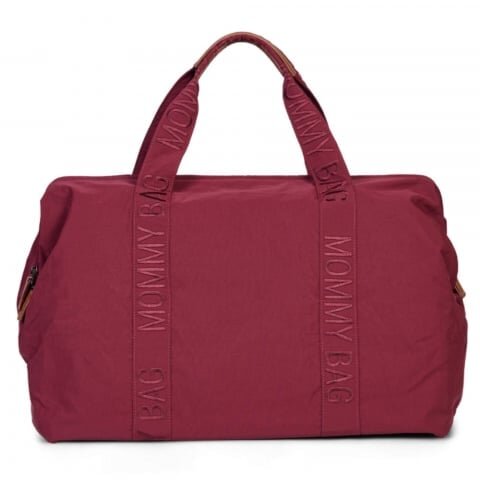 Childhome Geanta de infasat Mommy Bag Signature Urban burgundy
