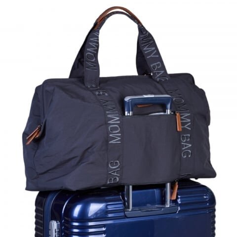 Childhome Geanta de infasat Mommy Bag Signature Urban dark grey