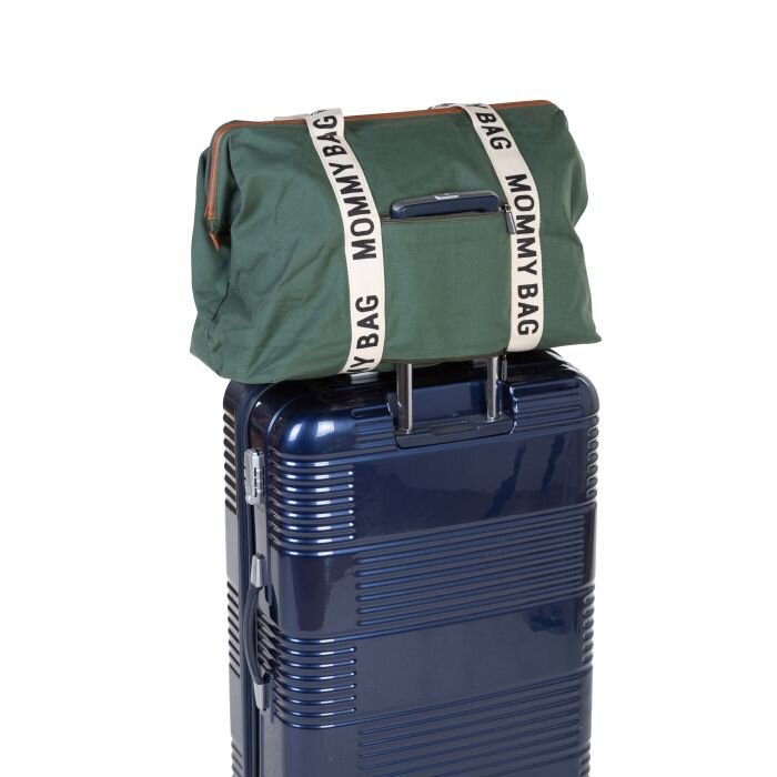 Childhome Geanta de infasat Mommy Bag Signature verde