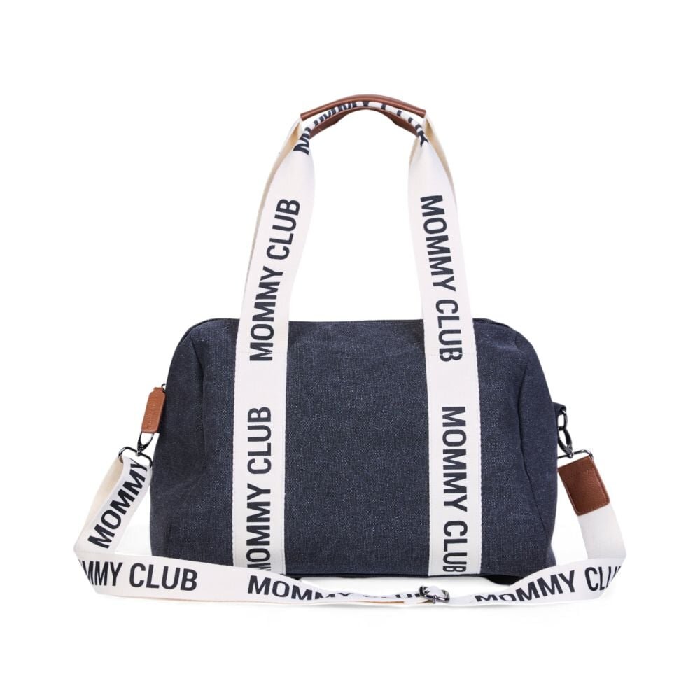 Childhome Geanta de infasat Mommy Club Canvas Black