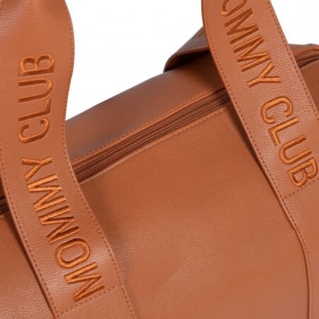 Childhome Geanta de infasat mommy club piele maro